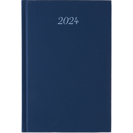 Ημερολόγιο ημερήσιο Classic_A 10x14εκ 2024 με σκληρό εξώφυλλο μπλε