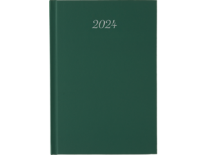 Ημερολόγιο ημερήσιο Classic_D 10x14εκ 2024 με σκληρό εξώφυλλο πράσινο