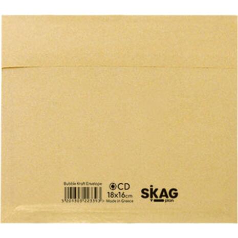 Φάκελος Αλληλογραφίας με Φυσαλίδες Skag 18x16cm AIRMAX CD