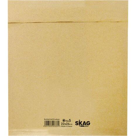 Φάκελος αλληλογραφίας με φυσαλίδες Skag 22x26cm No5 (223331)