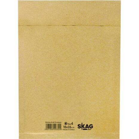 Φάκελος αλληλογραφίας με φυσαλίδες Skag 18x26cm No4