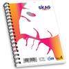 Μπλοκ Σπιράλ Skag "High Notes" No4 Ριγέ 126x178mm σε διάφορα σχέδια