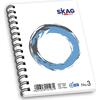 Μπλοκ Σπιράλ Skag "High Notes" No3 Ριγέ 105x148mm σε διάφορα σχέδια