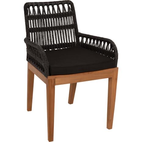 ΠΟΛΥΘΡΟΝΑ STARDOM HM9760.02 ΞΥΛΟ ΤΕΑΚ ΚΑΙ ΣΧΟΙΝΙ ΦΥΣΙΚΟ ΜΕ ΑΝΘΡΑΚΙ 57x65x83Yεκ.