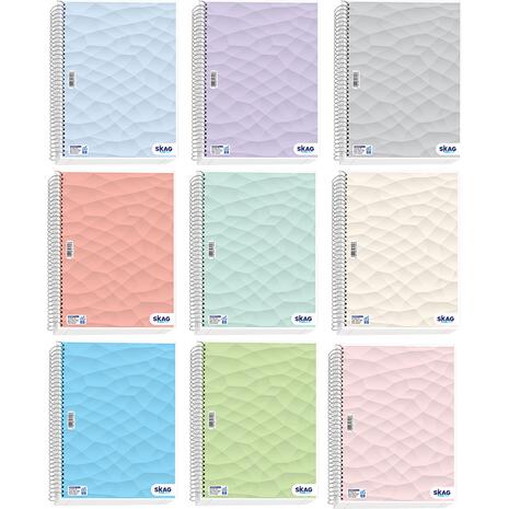 Τετράδιο Σπιράλ Skag University Abstract Α4 5 θεμάτων (231916) (Διάφορα χρώματα)