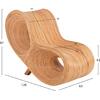 ΠΟΛΥΘΡΟΝΑ CURVY LOUNGE HM9645.01 ΑΠΟ RATTAN ΣΕ ΦΥΣΙΚΗ ΑΠΟΧΡΩΣΗ 63x128x97Y εκ.