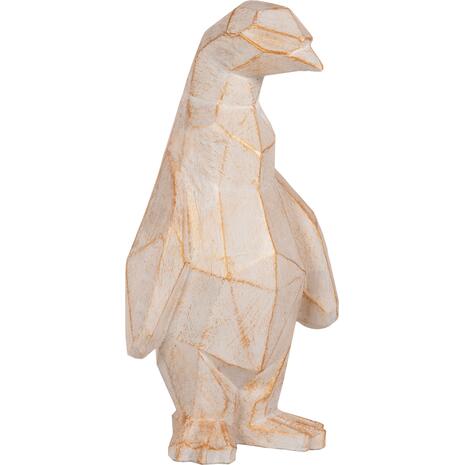 ΔΙΑΚΟΣΜΗΤΙΚΟ ΔΑΠΕΔΟΥ PENGUIN HM7915 GRC ΣΕ ΛΕΥΚΗ ΠΑΤΙΝΑ ΜΕ ΧΡΥΣΕΣ ΛΕΠΤΟΜΕΡΕΙΕΣ 30x20x60Υεκ.