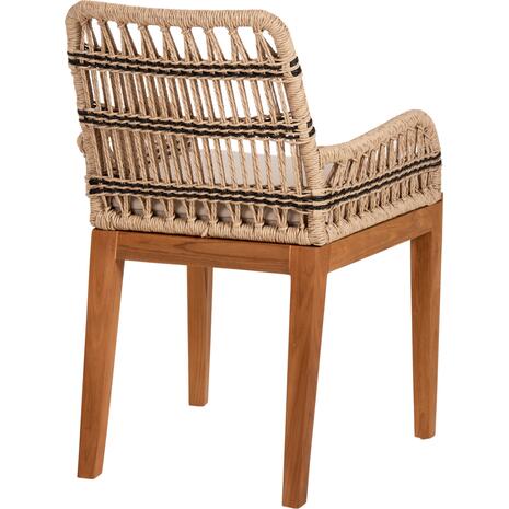 ΠΟΛΥΘΡΟΝΑ STARDOM HM9760.03 ΞΥΛΟ ΤΕΑΚ ΣΕ ΜΕΛΙ ΚΑΙ ΜΑΥΡΟ ΣΧΟΙΝΙ 57x65x83Yεκ.