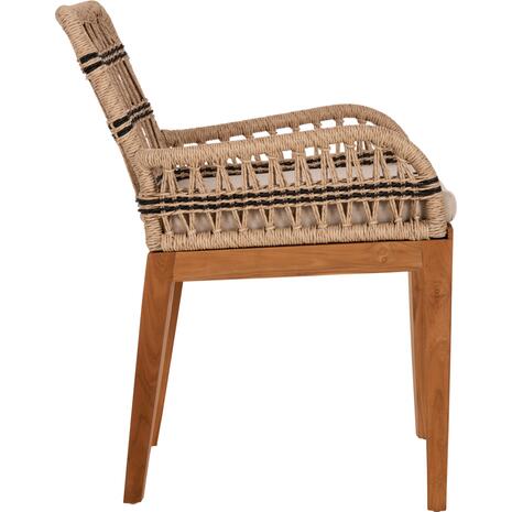 ΠΟΛΥΘΡΟΝΑ STARDOM HM9760.03 ΞΥΛΟ ΤΕΑΚ ΣΕ ΜΕΛΙ ΚΑΙ ΜΑΥΡΟ ΣΧΟΙΝΙ 57x65x83Yεκ.