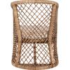 ΠΟΛΥΘΡΟΝΑ MPIKO HM5990 RATTAN ΦΥΣΙΚΟ-ΜΑΞΙΛΑΡΙ ΕΚΡΟΥ 64x68x87Υ εκ.