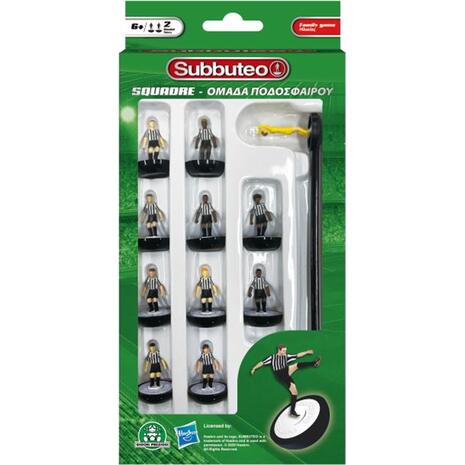 Ομάδα ποδοσφαίρου Subbuteo σε διάφορα σχέδια