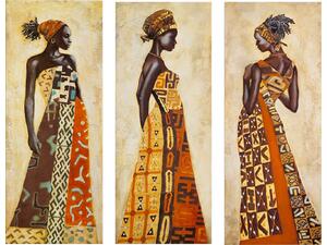 ΠΙΝΑΚΑΣ ΤΡΙΠΤΥΧΟ MDF AFRICAN STYLE WOMEN HM7204.03 60X0,3X50 εκ.