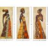 ΠΙΝΑΚΑΣ ΤΡΙΠΤΥΧΟ MDF AFRICAN STYLE WOMEN HM7204.03 60X0,3X50 εκ.