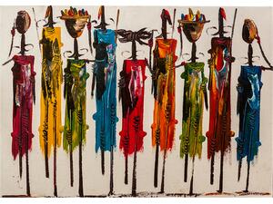 ΠΙΝΑΚΑΣ ΚΑΜΒΑΣ COLORFUL AFRICAN ART HM7197.02 100X3X70 εκ.