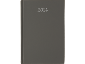 Ημερολόγιο ημερήσιο Classic_E 17x24 2024 με σκληρό εξώφυλλο γκρι