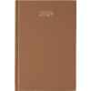 Ημερολόγιο ημερήσιο Classic_H 17x24 2024 με σκληρό εξώφυλλο καφέ