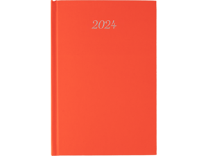 Ημερολόγιο ημερήσιο Classic_F 17x24 2024 με σκληρό εξώφυλλο κόκκινο