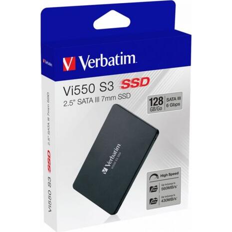 Εσωτερικός Σκληρός Δίσκος Verbatim VI550 S3 2.5″ SSD 128GB (49350)