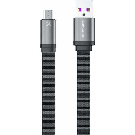 Kαλώδιο φόρτισης WK usb to Micro Black 1,5m WDC-156 6A