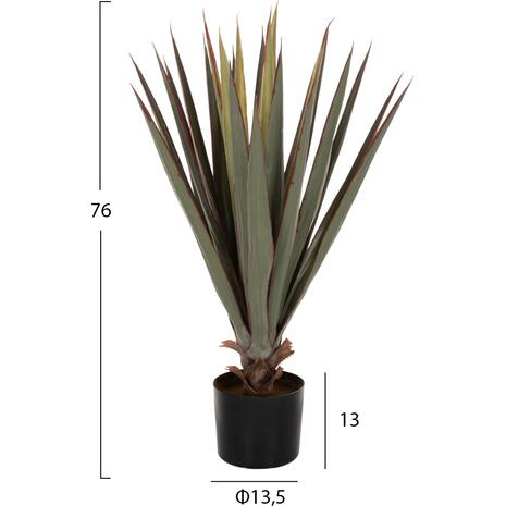 ΔΙΑΚΟΣΜΗΤΙΚΟ ΣΥΝΘΕΤΙΚΟ ΦΥΤΟ HM7985 SISAL AGAVE ΣΕ ΓΛΑΣΤΡΑ  Φ13,5x13-76Υεκ.