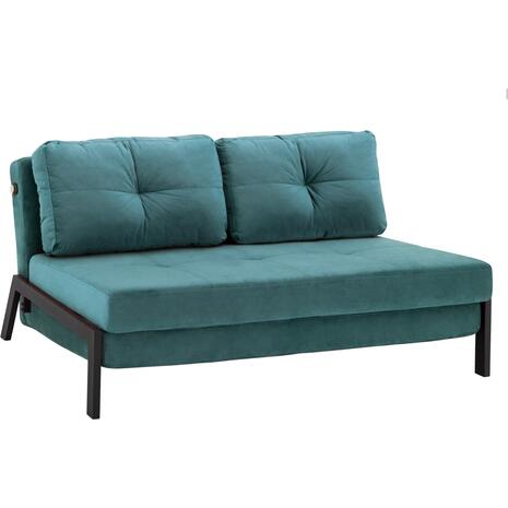 ΚΑΝΑΠΕΣ ΚΡΕΒΑΤΙ CONSTANCE HM3079.15 ΒΕΛΟΥΔΟ MENTA 2½ ΘΕΣΙΟΣ 151x92x66Υεκ.