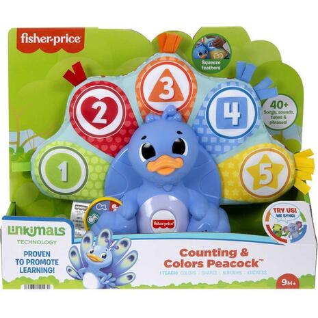 Fisher Price Παγώνι με Ήχους για 9+ Μηνών (HNN84)