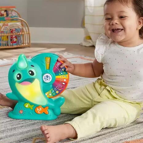 Fisherprice - Φαλαινίτσα μονόκερος η αλφαβητούλα (HRC54)