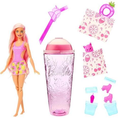 Barbie Pop Reveal Fruit Series Doll, Φράουλα Λεμόνι Με 8 Εκπλήξεις (HNW41)