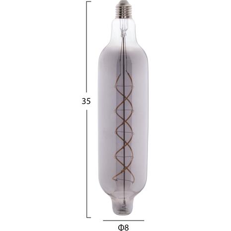 ΛΑΜΠΤΗΡΑΣ JHD-NW7775 LED FILAMENT 8W E27 3000K SMOKE COLOR DIMMABLE  HM4055.03