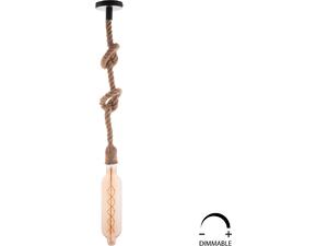 ΛΑΜΠΤΗΡΑΣ JHD-NW7775 LED FILAMENT 8W E27 3000K GOLD COLOR DIMMABLE HM4055.02