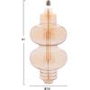 ΛΑΜΠΤΗΡΑΣ LED FILAMENT 8W E27 3000K GOLD COLOR DIMMABLE HM4053.02