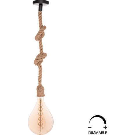 ΛΑΜΠΤΗΡΑΣ LED FILAMENT 8W E27 3000K TEA COLOR DIMMABLE HM4052.02