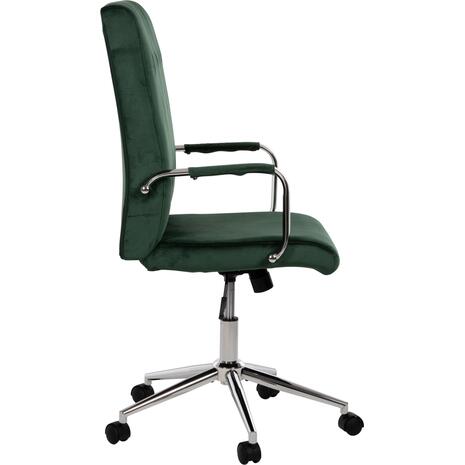 ΚΑΡΕΚΛΑ ΓΡΑΦΕΙΟΥ JOSEF HM1181.03 ΚΥΠΑΡΙΣΣΙ ΒΕΛΟΥΔΟ-INOX ΒΑΣΗ 58x61x105-113Yεκ. (Κυπαρισσί)