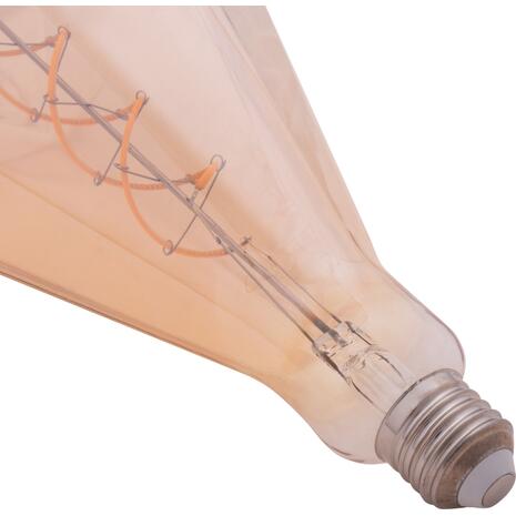 ΛΑΜΠΤΗΡΑΣ LED FILAMENT 8W E27 3000K GOLD COLOR DIMMABLE HM4057