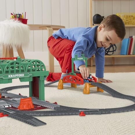 Fisher Price Thomas & Friends Σταθμός του Κνάπφορντ Σετ με Τρενάκι (HGX63)