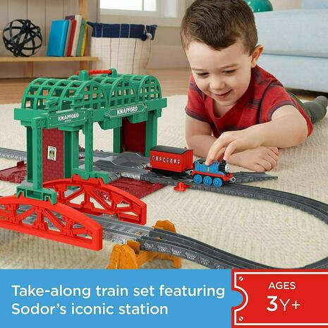 Fisher Price Thomas & Friends Σταθμός του Κνάπφορντ Σετ με Τρενάκι (HGX63)