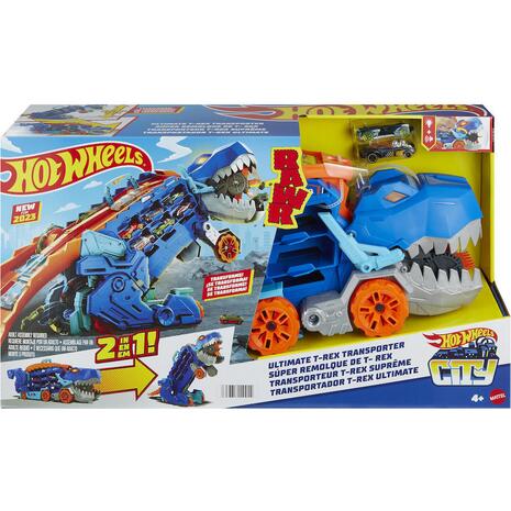 Hot Wheels Απόλυτη Νταλίκα - Πίστα - Δεινόσαυρος (HNG50)