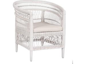 ΠΟΛΥΘΡΟΝΑ MALAWI HM9635.02 ΞΥΛΟ ΜΑΟΝΙ ΜΕ RATTAN ΛΕΥΚΟ-ΛΕΥΚΟ ΜΑΞΙΛΑΡΙ 80x70x86Υεκ. (Λευκό)