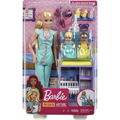 Barbie Σετ Επαγγέλματα με παιδάκια και ζωάκια σε διάφορα σχέδια (DHB63)