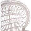 ΠΟΛΥΘΡΟΝΑ ROYAL PEACOCK HM9342.02 RATTAN ΣΕ ΛΕΥΚΟ-ΜΑΞΙΛΑΡΙ ΛΕΥΚΟ 114x72x150Yεκ. (Λευκό)