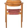 ΠΟΛΥΘΡΟΝΑ OSLO HM9636.06 ΞΥΛΟ TEAK ΦΥΣΙΚΟ & ΡΟΖ ΣΧΟΙΝΙ 55x54x80Yεκ.