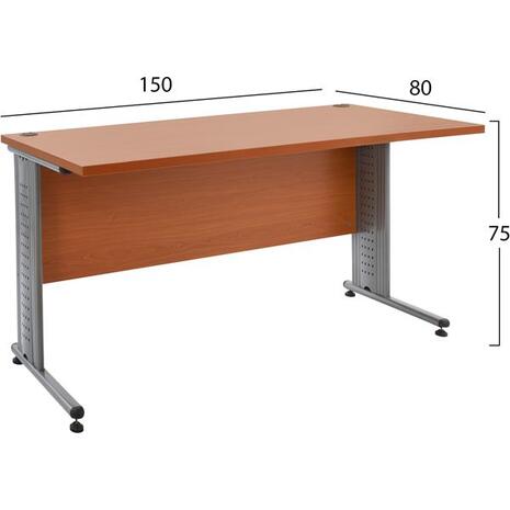 ΓΡΑΦΕΙΟ ΕΠΑΓΓΕΛΜΑΤΙΚΟ VANCE HM2045.13 ΚΕΡΑΣΙ 150X80X75Υ εκ. (Κερασί)