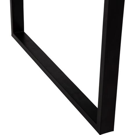 ΤΡΑΠΕΖΙ ΣΑΛΟΝΙΟΥ SHABEN HM9585.02 MDF ΓΚΡΙ ΜΑΡΜΑΡΟ-ΜΑΥΡΗ ΜΕΤΑΛΛΙΚΗ ΒΑΣΗ 120x60X46Yεκ.