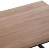 ΤΡΑΠΕΖΙ ΣΑΛΟΝΙΟΥ SHABEN HM9585.03 MDF SONOMA-ΜΑΥΡΗ ΜΕΤΑΛΛΙΚΗ ΒΑΣΗ 120x60X46Yεκ.