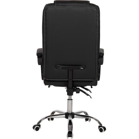 ΚΑΡΕΚΛΑ ΓΡΑΦΕΙΟΥ SEENA HM1190.01 ΜΑΥΡΟ PU-ΠΤΥΣΣΟΜΕΝΟ ΥΠΟΠΟΔΙΟ 62x65x115Y εκ. (Μαύρο)