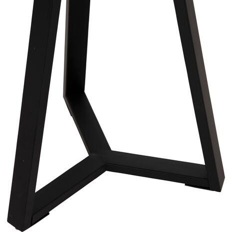 ΒΟΗΘΗΤΙΚΟ ΤΡΑΠΕΖΑΚΙ ROCKET HM9587.02 MDF ΓΚΡΙ ΜΑΡΜΑΡΟ-ΜΑΥΡΗ ΜΕΤΑΛΛΙΚΗ ΒΑΣΗ Φ45x55Υεκ.