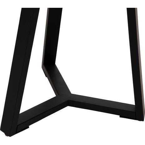 ΒΟΗΘΗΤΙΚΟ ΤΡΑΠΕΖΑΚΙ ROCKET HM9587.01 MDF ΜΑΥΡΟ ΜΑΡΜΑΡΟ-ΜΑΥΡΗ ΜΕΤΑΛΛΙΚΗ ΒΑΣΗ Φ45x55Υεκ. (Μαύρο)