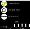 500 Led Εξωτερικά Λευκό Θερμό Πρόγραμμα L.V (93-3120)
