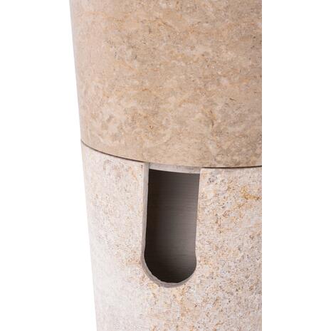 ΝΙΠΤΗΡΑΣ ΜΑΡΜΑΡΙΝΟΣ CONE SINK CREME WHITE Φ40x90Y εκ.HM7808.02