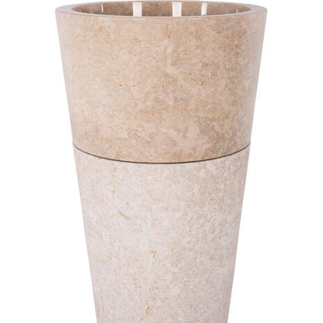 ΝΙΠΤΗΡΑΣ ΜΑΡΜΑΡΙΝΟΣ CONE SINK CREME WHITE Φ40x90Y εκ.HM7808.02